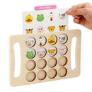 Kids Wooden Toys Memory Match Chess Game Baby Early Educational Toys Family
