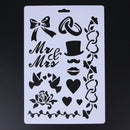 Bownot Hat Design Stencil Fondant Molds Cake Decorating Tools Baking Mould