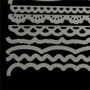 9pcs/set Sea Wave Lace Metal Cutting Dies for DIY Scrapbook Album Cards Decor FT