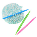 3pcs Grooved Cable Stitch Holder Knitting Stitch Markers Craft Knitting Holde@