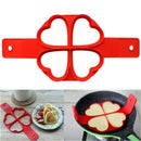 Baking Tools Silicone Four heart-shaped For Waffles Pancake Eggplant Waffle W9G3