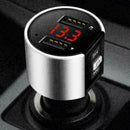 Bluetooth 4.2 Wireless Handsfree Car FM Transmitter USB Charger 2 Set MP3 P B8D1