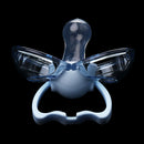 2 pcs Portable Newborn Kids Dummy Pacifier Baby Silicone Teether Nipple
