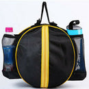 Round Shape Ball Bag Basketball Volleyball Football Backpack Adjustable Sho