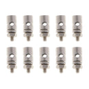 10pcs Adjustable Pushrod Connector Linkage Stoppers 1.8mm for RC Plane Accs