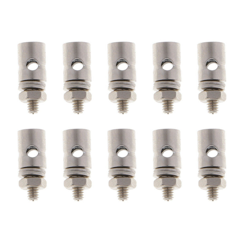 10pcs Adjustable Pushrod Connector Linkage Stoppers 1.8mm for RC Plane Accs