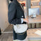 Fashion Leather Crossbody Bags Women Chain Shoulder Travel Handbag (Beige)