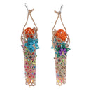 Set Of 2 Rattan Parrots Toys