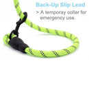 5 Ft Strong Dog Leash Comfortable Padded Handle Highly Reflective Threads M F9N9