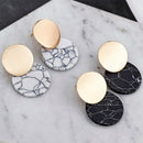 Fashion Earrings Female Round Pendant Earrings Metal Charming Bohemian Styl
