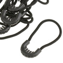 30x Zipper Pull Cord Rope Ends Zip Puller Zip Fastener Replacement Tan/Black