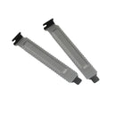 5PC PCI Bracket Slot Cover Dust Filter Black Steel Blank BlankingPlate +Screws F