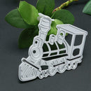 DIY Train-shaped Cutting Dies Stencil Scrapbooking Embossing Template Craft