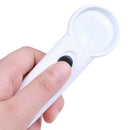 15X Handheld Glass Loupe 2 LED Jewelry Magnifier Magnifying Glass repair ToS Cy