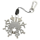 Outdoor Camping Grinding  Repair Tool Wrench  Shaped With Key Ring