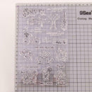 Pig Bicycle Seal Stamp Cutting Dies Stencil Set DIY Scrapbooking Embossing