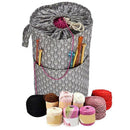 Knitting Bag Yarn Storage Craft Tote Inner Divider For Wool Crochet Needles