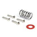 1 Set Electric Guitar Tremolo Vibrato Tailpiece Bridge Chrome Accessories