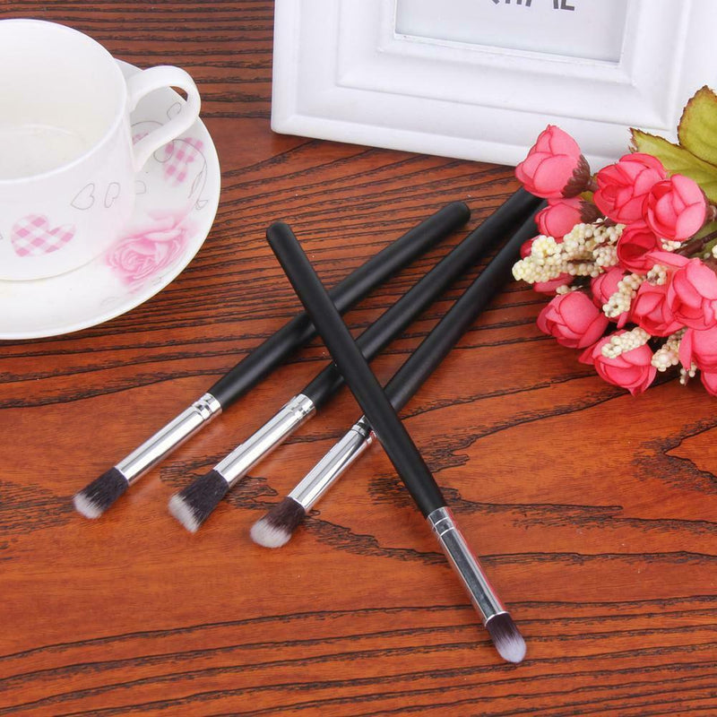 Pro 4Pcs Makeup Cosmetic Tool Eyeshadow Powder Foundation Blending Brush Se
