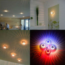 Modern Fan Star LED Wall Light Sconces Decor Fixture Lights Lamp Bar Party