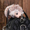 Cute Plush Pompon Hedgehog Animal Keychain Bag 10cm Mobile Phone Pendant Key.AU