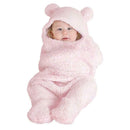 Newborn Baby Blanket Infant Toddlers Swaddle Fleece Baby Sleeping Wrap Bag