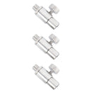 3pcs Stainless Steel Quick Release Connector For Carp Fishing Alarms Rod StickOZ