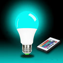 E27 5W LED Colour Changing Globe Bulbs Light Lamp Spot Light Bulb+Remote C DYE