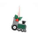 Creative Snowman Santa Claus Pendant Ultrasonic Non-Woven Tree Ornament (B) A
