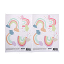24pcs Cartoon Rainbow Cloud Wall Stickers PVC Baby Room Decoration Wall JC3C
