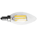 Dimmable E12 6W COB Edison Candle Flame Filament LED Light Bulb Lamp 10*3.5