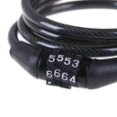 Cycling security 4 digit combination password bike bicycle cable chain lo3c.