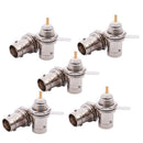 10 Pcs x BNC Female Nut Bulkhead Solder RF Connector Adapters P1N8