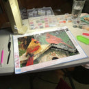 5D Diamond Painting Kits For Adults Full Drill The Cardinals Embroidery Rhi K7M5