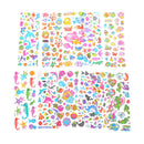 5 Sheets Cute Fishes Bubble Stickers Cartoon Scrapbooking Stickers M&O