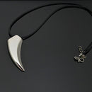 Men Wolf Fang Tooth Pendant Chain Stainless Steel Charms Fashion Necklace 3C