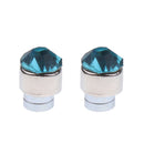 36 Pairs Mix Colour Magnetic Round Crystal Women Clip On Ear Stud Earrings