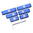 6x Billet Aluminum Spark Plug Wire Separators Dividers Looms for 7mm 8mm 9.5mm