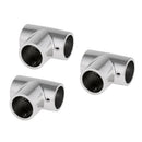 3x Marine 316 Stainless Steel Boat Yacht Handrail Fitting 90 Degree Tee 25mm