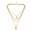 Simple Shell Pendant Clavicle Chain Women Multilayer Necklace Jewelry Gift