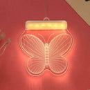 Butterfly LED Fairy String Light Hanging Wall Lamp Wedding Party Home Decor