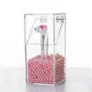 Clear Makeup Brushes Box Cosmetic Storage Box Beauty Brush Container Pencil