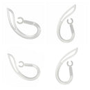 4Pcs Universal Replacement Earhook Earloop Clear For Bluetooth Headset