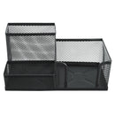 Metal Pen Holder Desk Pencils Organiser Container Stationery Office School Home