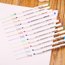 12 colors erasable, easily erase whiteboard pen drawing board pen W0L6