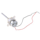 DC5-12V 5-12RPM Long Output Shaft Worm Gear Motor 300 Motor for DIY PartsLJ
