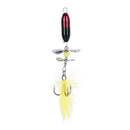 2PCS/Lot Long Casting Hook Spinner Bait Metal Fishing Lure Double Tail Propell`m