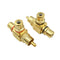 2Pcs RCA Audio Splitter Plug Socket RCA Adapter Converter 1 Male to 2 Female