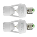 2pcs Remote Control Light Lamp Socket E27 Bulb Base Holder, Light Switch Kit,
