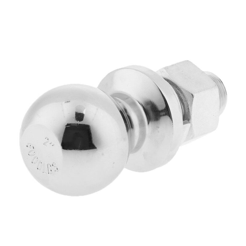 Trailer Hitch Tow Ball For Towing 1 7/8" Diameter Chrome Adjustable 6000 lbs